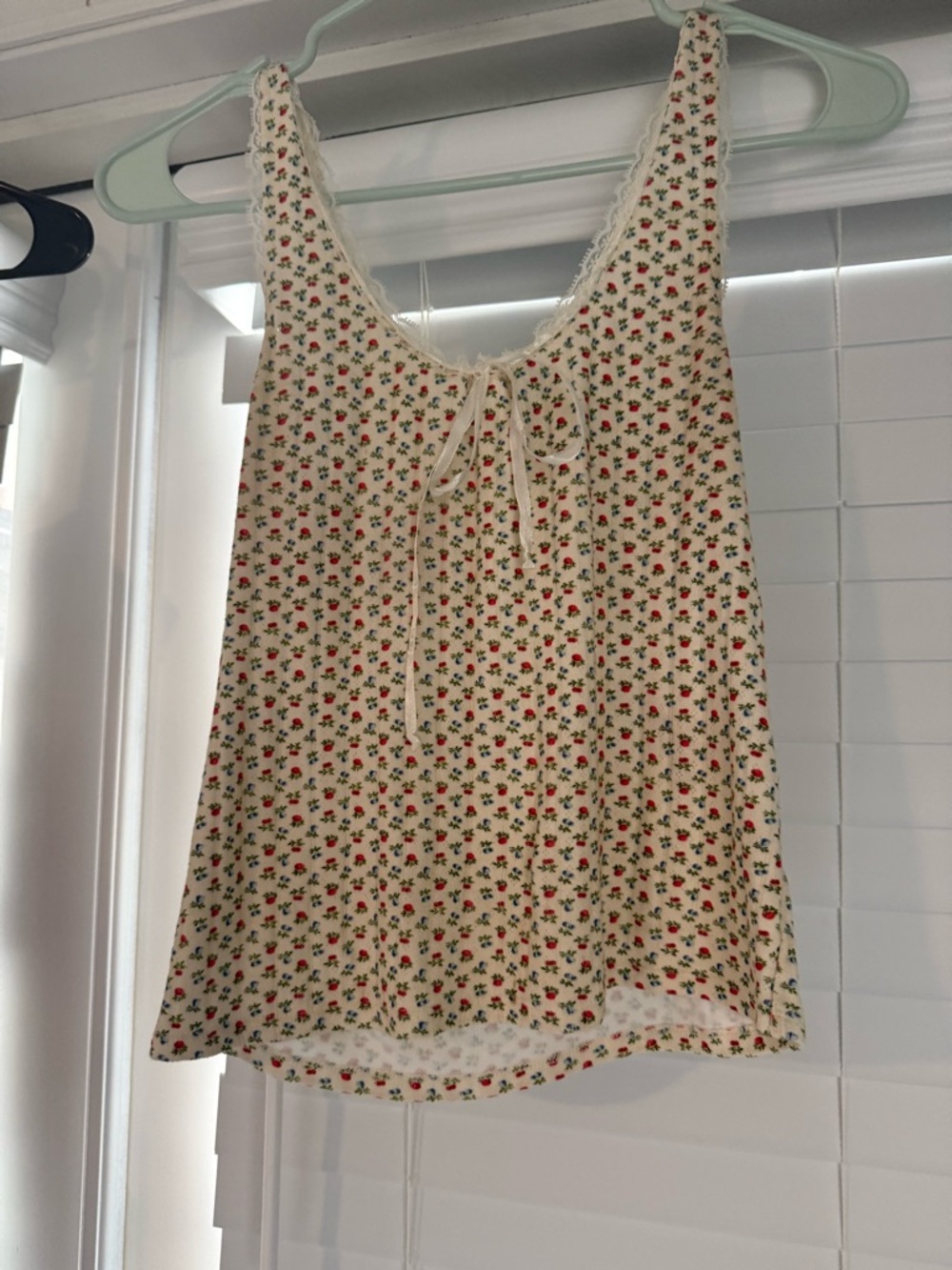 Christy Dawn Cream Floral Tank Top - Picture 2 of 6